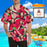 Custom Face Watermelon Men's All Over Print Hawaiian Shirt