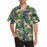 Custom Face Green Leaves Cute Plants Men's All Over Print Hawaiian Shirt