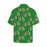 Custom Face Happy Green Men's All Over Print Hawaiian Shirt