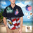 Custom Photo America Men's All Over Print Hawaiian Shirt With Chest Pocket