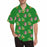 Custom Face Happy Green Men's All Over Print Hawaiian Shirt