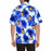 Custom Face Blue&White Style Men's All Over Print Hawaiian Shirt