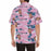 Custom Face Trees Pink Men's All Over Print Hawaiian Shirt