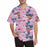 Custom Face Trees Pink Men's All Over Print Hawaiian Shirt