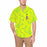 Custom Face Cute Monkey Men's All Over Print Hawaiian Shirt With Chest Pocket