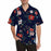 Custom Face Colorful Flowers Men's All Over Print Hawaiian Shirt