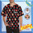 Custom Face I Love You Dad Men's All Over Print Hawaiian Shirt