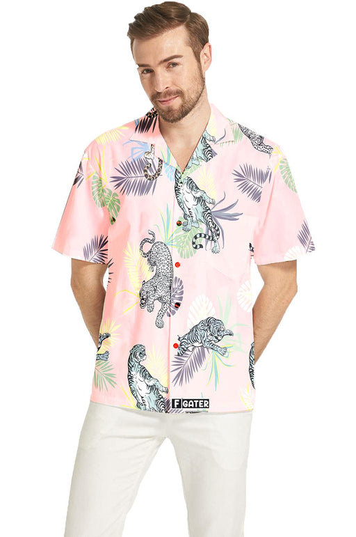 Men's Daily Button Up Hawaiian Shirt