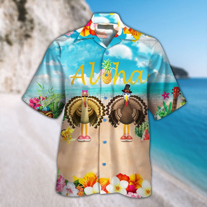 Wild Turkey LHT Nthn Aloha Hawaiian Shirt ABARW AUMM