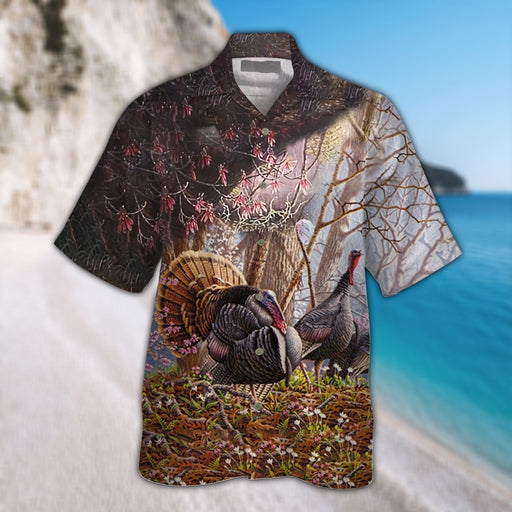 Wild Turkey LHT Nthn Aloha Hawaiian Shirt ABAII AUMM