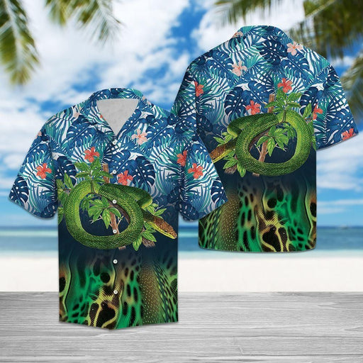 Snake Tropical Aloha Hawaiian Shirts for Men and Women