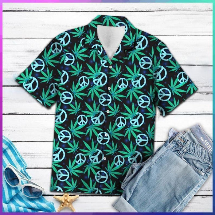 Peace Leaves Hawaiian Shirts for Men and Women
