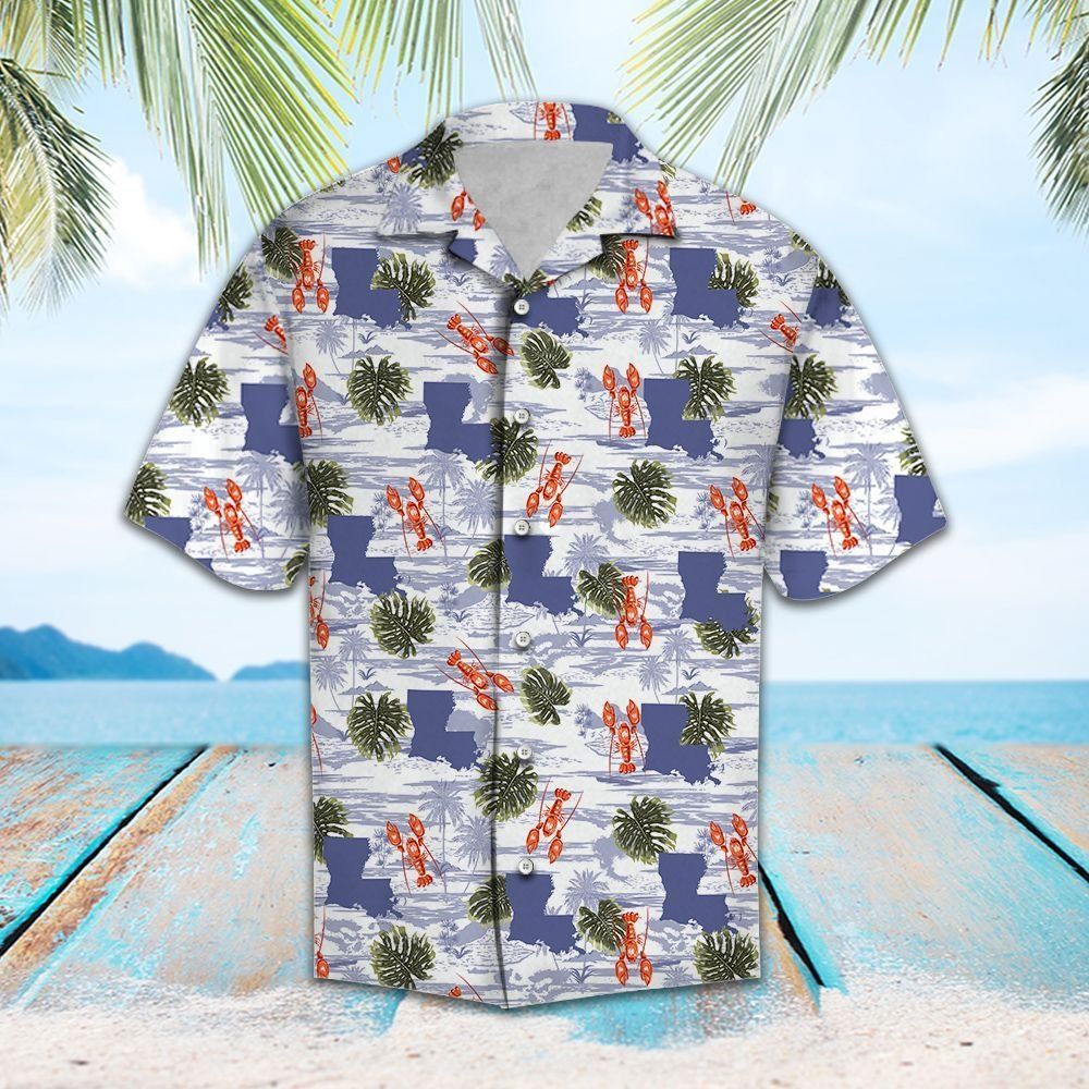 Louisiana Summer Aloha Hawaiian Shirts for Men and Women
