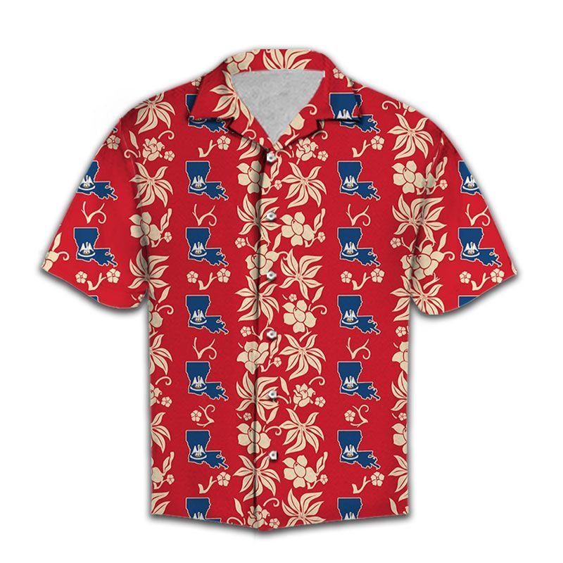 Louisiana Lover Aloha Hawaiian Shirts for Men and Women