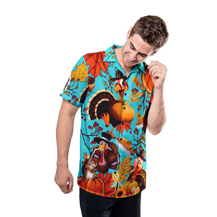 Thanksgiving Turkey Unisex Hawaiian Shirt