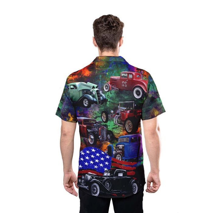 Rat Rods 4Th Of July 2021 - Hot Rod Hawaiian Shirt