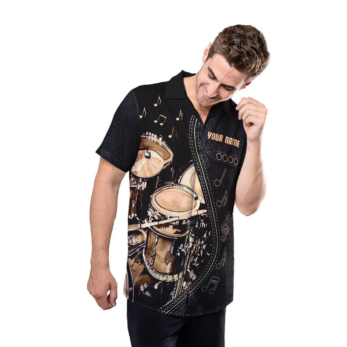 Drum Shirt - Music Is The Beat Of A Drum That Keeps Time With Our Emotions Custom Hawaiian Shirt RE