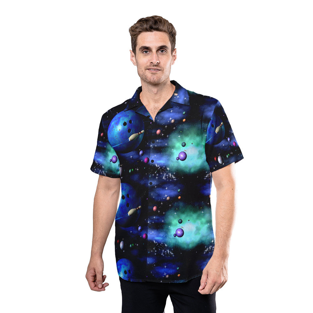Unique Bowling Shirts - Bowling Galaxy The Universe Unisex Hawaiian Shirt