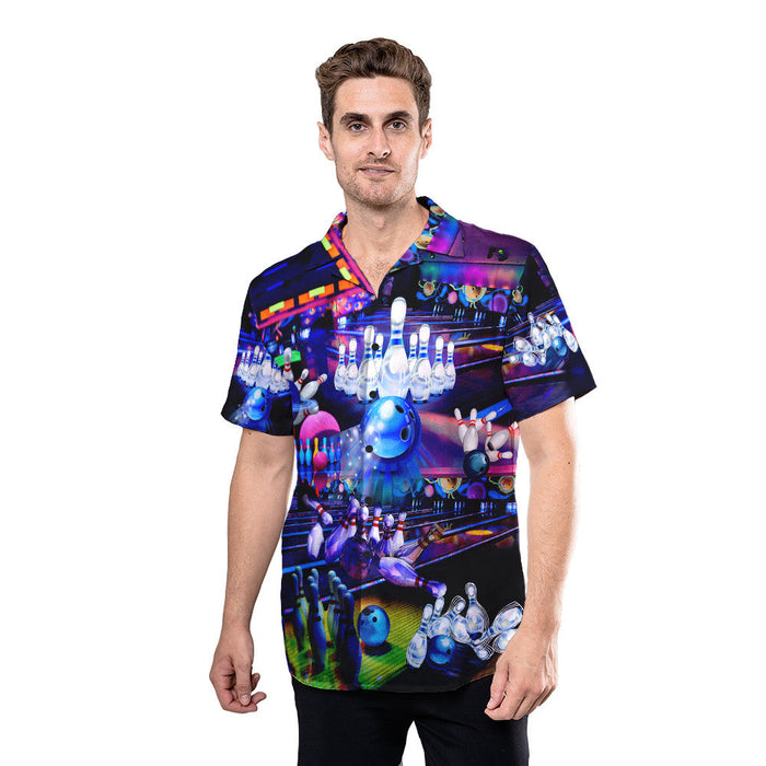 Unique Bowling Shirts - Retro Bowling Takes Balls Unisex Hawaiian Shirt