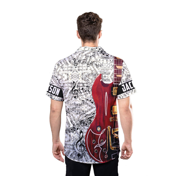 Guitar Shirts - Bass Guitar Music Rock n Roll Crazy Summer Unique Hawaiian Shirt RE