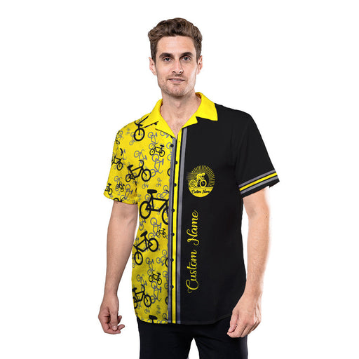 Cycling Shirt - Ride With Me Yellow Version Custom Hawaiian Shirt RE