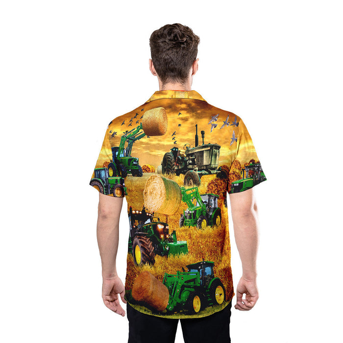 Life Is Better On The Farm Tractor Unisex Hawaiian Shirt