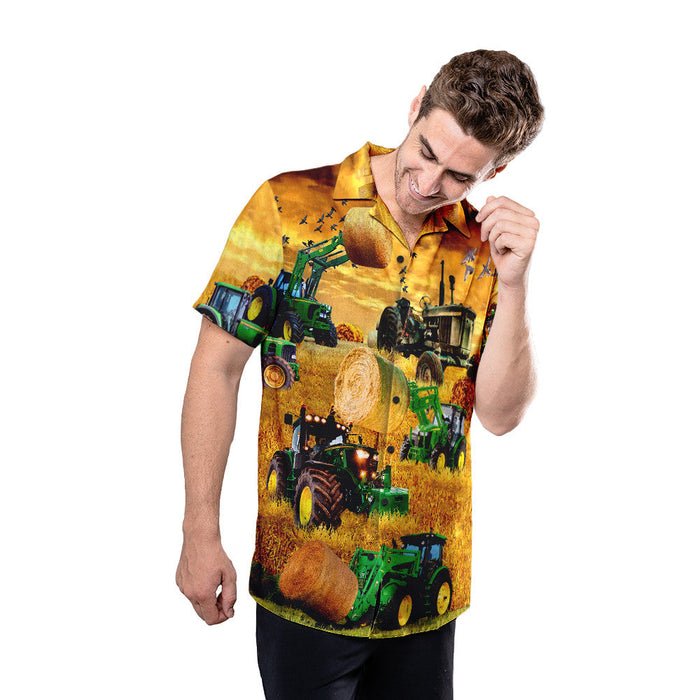Life Is Better On The Farm Tractor Unisex Hawaiian Shirt