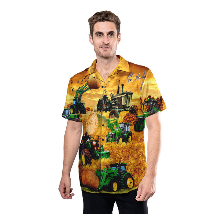 Life Is Better On The Farm Tractor Unisex Hawaiian Shirt
