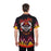 Firefighter Shirt - Skull Flame Firefighter Custom Hawaiian Shirt - RE