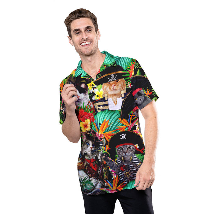 It's Pirate Life For Me Cats Unisex Hawaiian Shirt