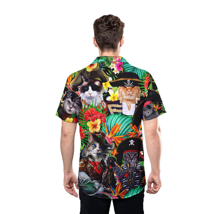 It's Pirate Life For Me Cats Unisex Hawaiian Shirt