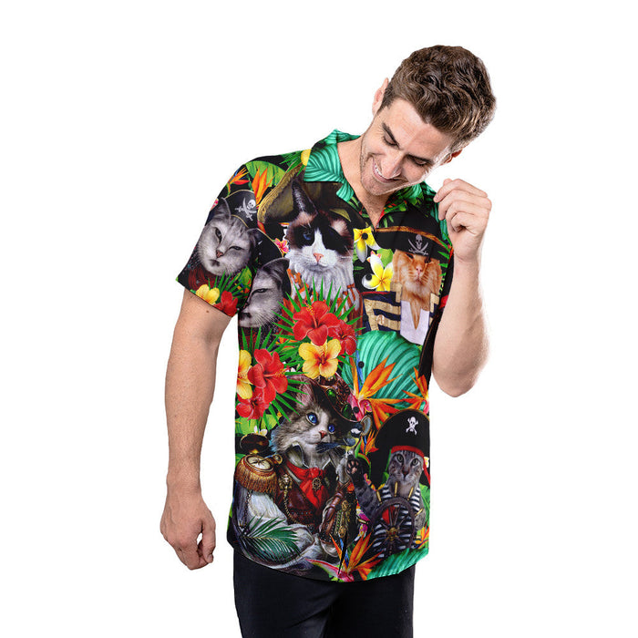 It's Pirate Life For Me Cats Unisex Hawaiian Shirt