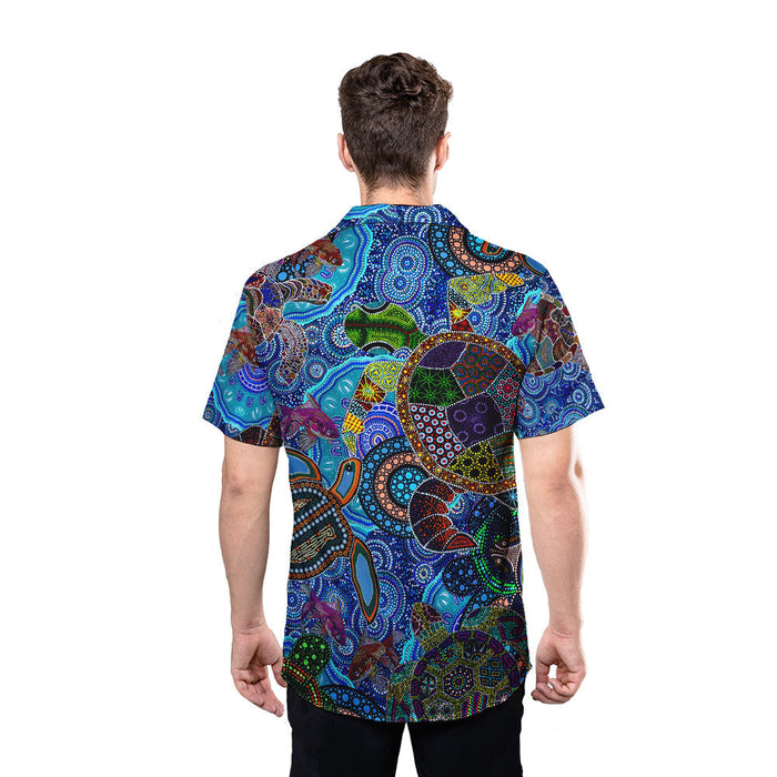 Amazing Turtle Hippie Unisex Hawaiian Shirt