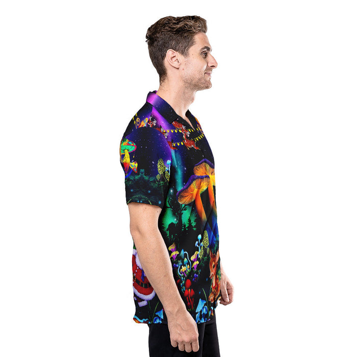 Mushroom Funny Christmas Hawaiian Shirt