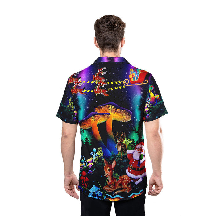 Mushroom Funny Christmas Hawaiian Shirt