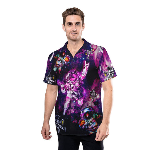 Let's Rock Astronaut Unisex Hawaiian Shirt