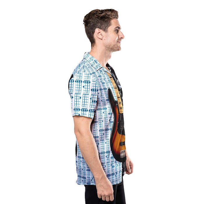 Guitar Shirt - Personalized Name Guitar Custom Hawaiian Shirt - RE