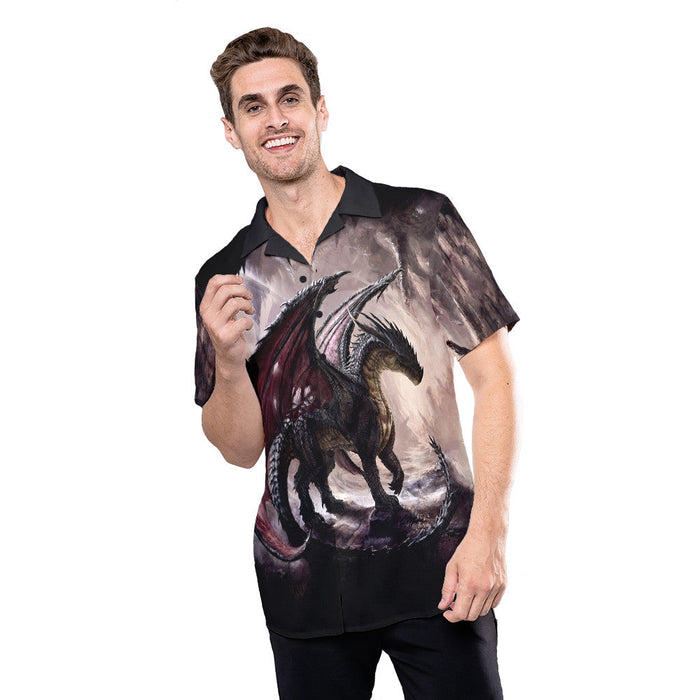 Dragon Shirt - Dragon Brown Best Design - Dragon Hawaiian Shirt