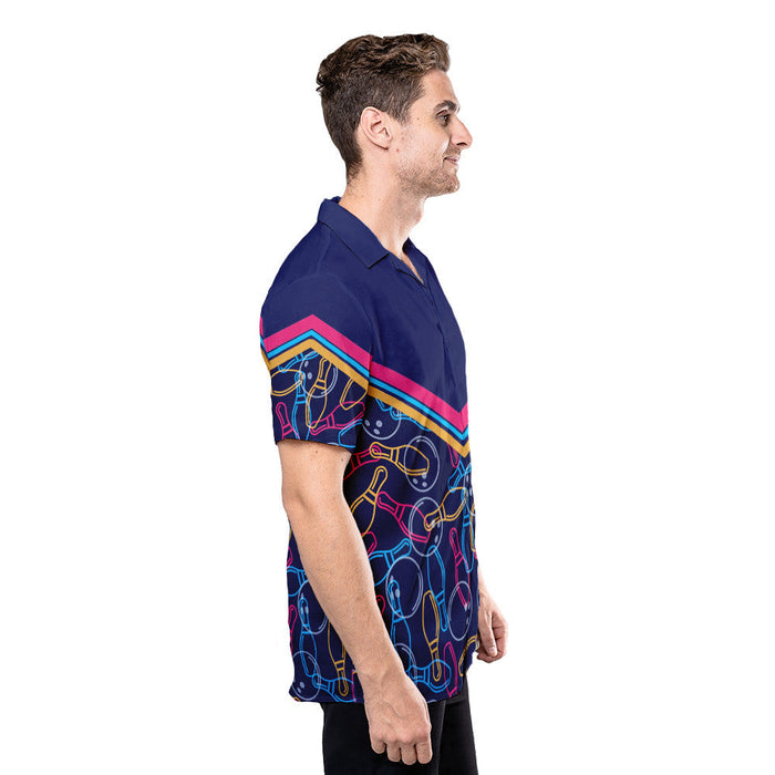 Unique Bowling Shirts - Bowling Pattern Hawaiian Shirt RE