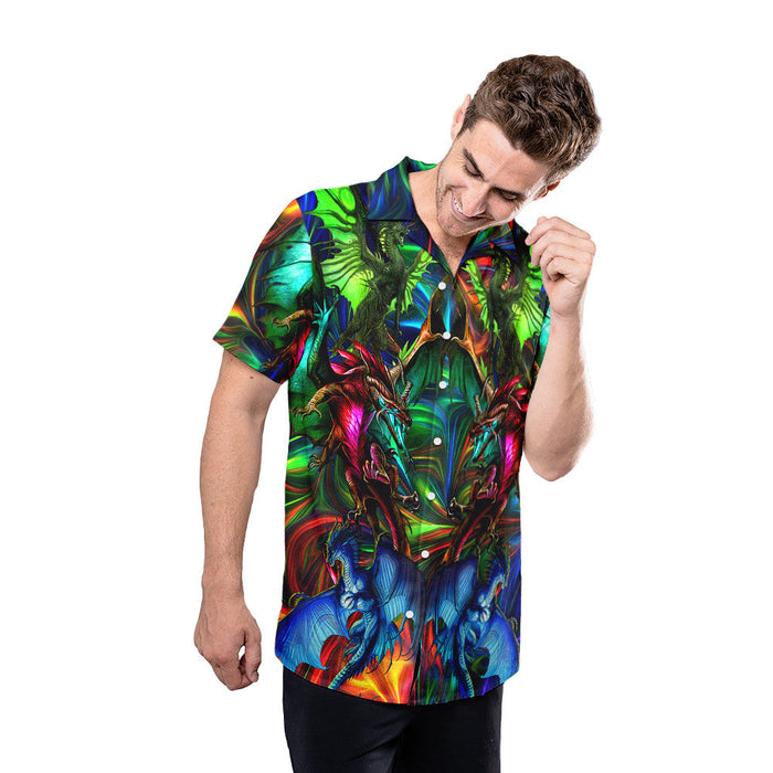 Amazing Dragon Unisex Hawaii Shirt