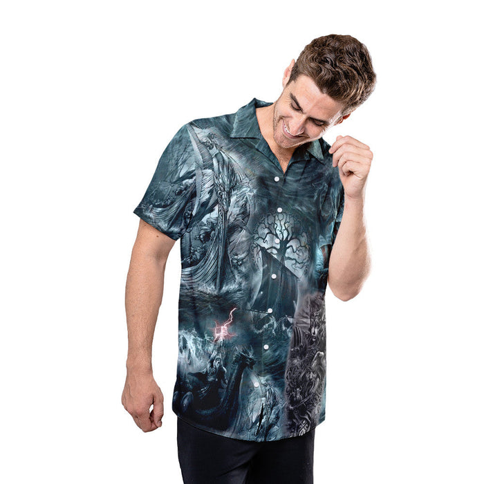 Viking Shirts - Viking Ship To The Valhalla - The Vikings Hawaiian Shirt