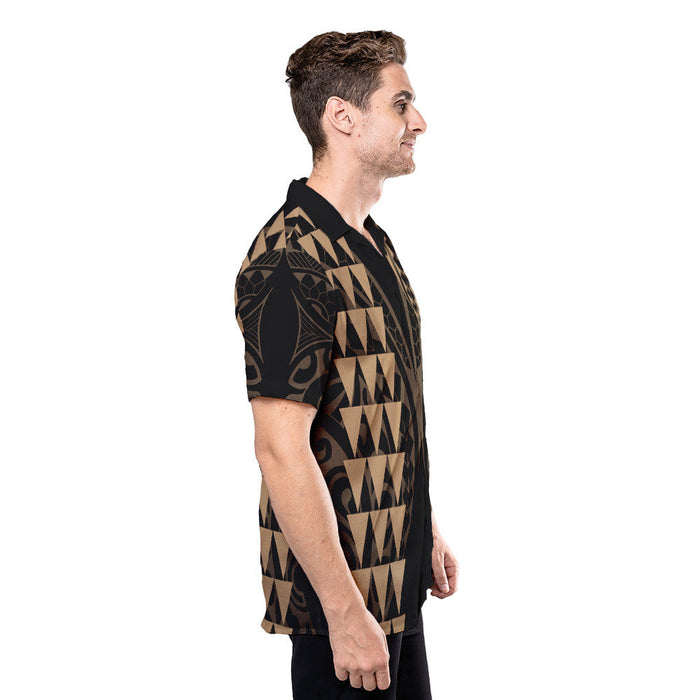 Kakau Polynesian Design Tribal Hawaiian Shirt – AH – J6