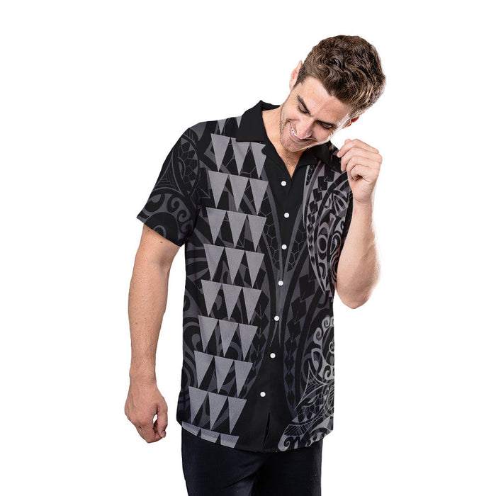 Kakau Polynesian Design Tribal Hawaiian Shirt – AH – J6