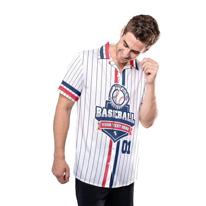 Baseball Shirt - Personalized Baseball Lover Custom Hawaiian Shirt RE