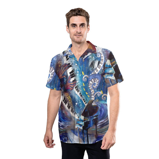 Piano Shirt - Where Words Fail Piano Speaks Music Hawaiian Shirt