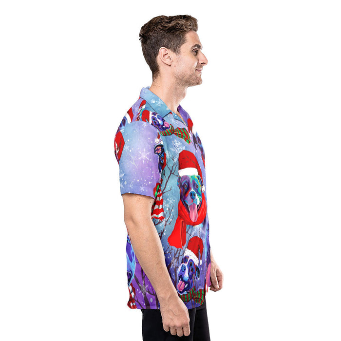 All I Want For Christmas Are Pit Bulls Hawaii Shirt
