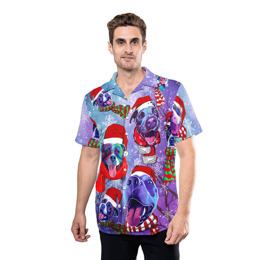 All I Want For Christmas Are Pit Bulls Hawaii Shirt