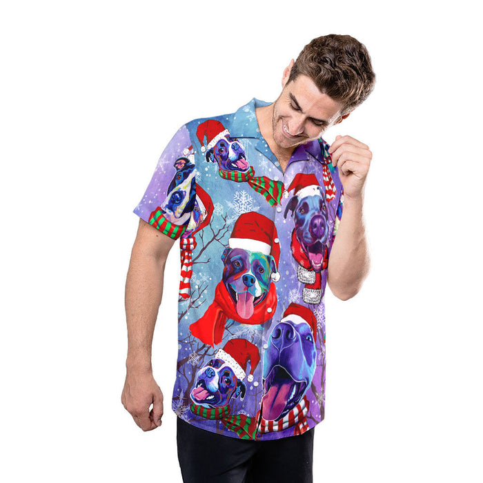All I Want For Christmas Are Pit Bulls Hawaii Shirt