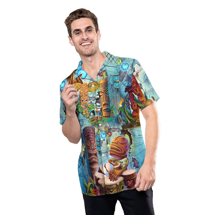 The Tiki Bar Is Open Unisex Hawaiian Shirt