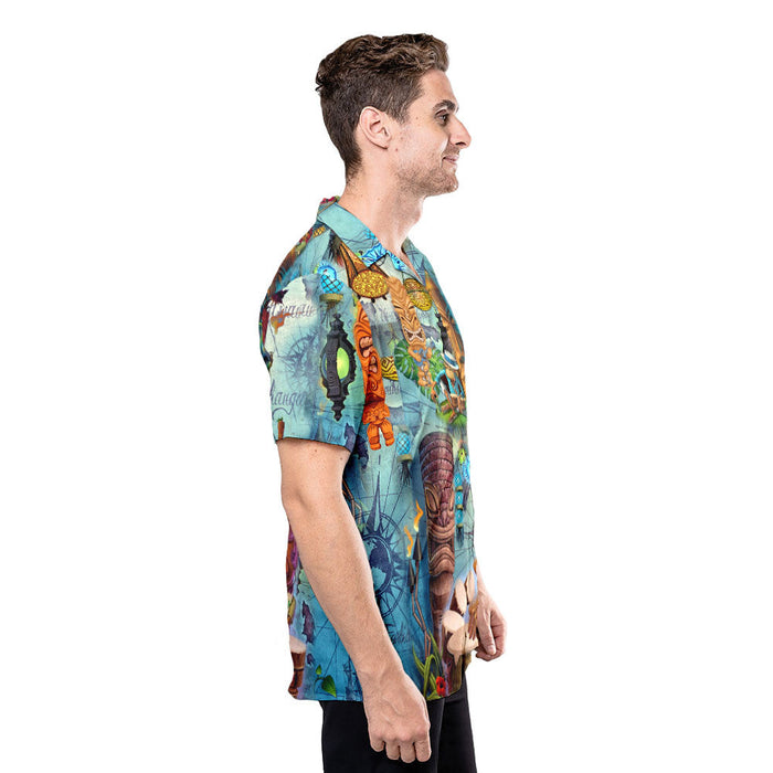 The Tiki Bar Is Open Unisex Hawaiian Shirt